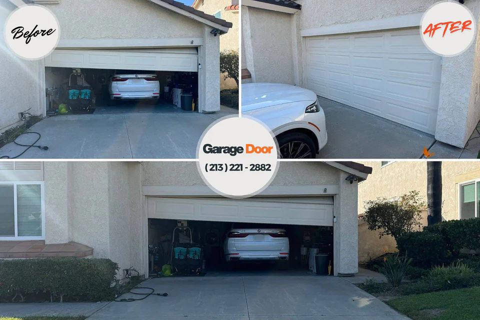 Before and after: Garage Door Installation & Replacement Eagle Grove, IA